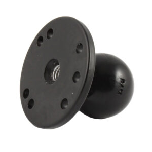 RAM Mount 2.5″ Round Base w-3-8″-16 Female Threaded Hol & 1.5″ Ball