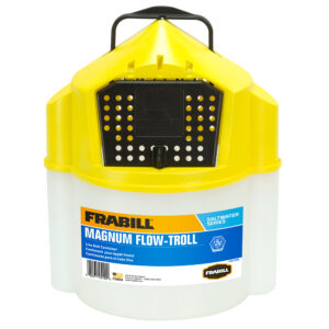 Frabill Magnum Flow Troll Shrimp Bucket – 10 Quart