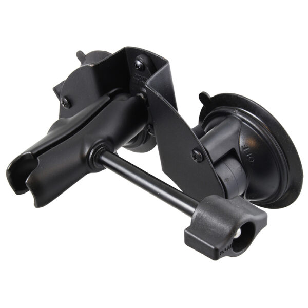 RAM Mount Dual Suction Cup Base w-Medium Length Arm & Retention Knob