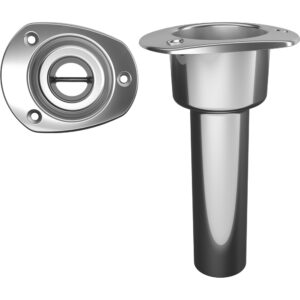 Mate Series Stainless Steel 0 Rod & Cup Holder – Open – Oval Top