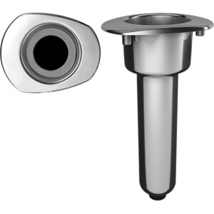 Mate Series Elite Screwless Stainless Steel 0 Rod & Cup Holder – Drain – Oval Top