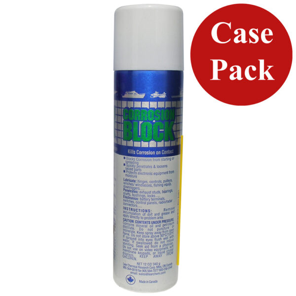 Corrosion Block 12oz Aerosol Can - Non-Hazmat, Non-Flammable & Non-Toxic *Case of 12*