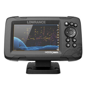 Lowrance HOOK Reveal 5 Chartplotter-Fishfinder w-SplitShot Transom Mount Transducer & US Inland Charts