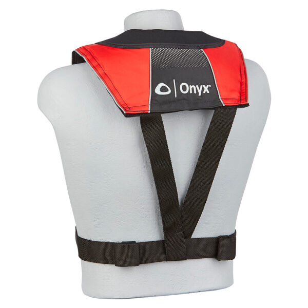 Onyx A-M-24 Series All Clear Automatic-Manual Inflatable Life Jacket - Black-Red - Adult - Image 2