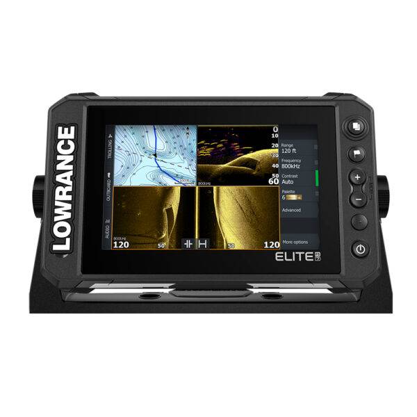 Lowrance Elite FS 7 Chartplotter-Fishfinder w-Active Imaging 3-in-1 Transom Mount Transducer