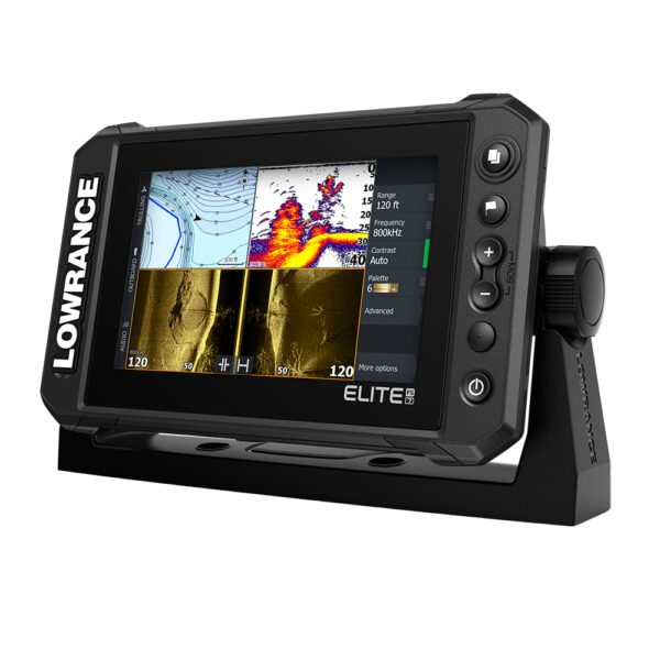 Lowrance Elite FS 7 Chartplotter-Fishfinder w-Active Imaging 3-in-1 Transom Mount Transducer - Image 3