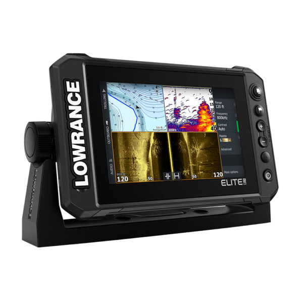 Lowrance Elite FS 7 Chartplotter-Fishfinder w-Active Imaging 3-in-1 Transom Mount Transducer - Image 2