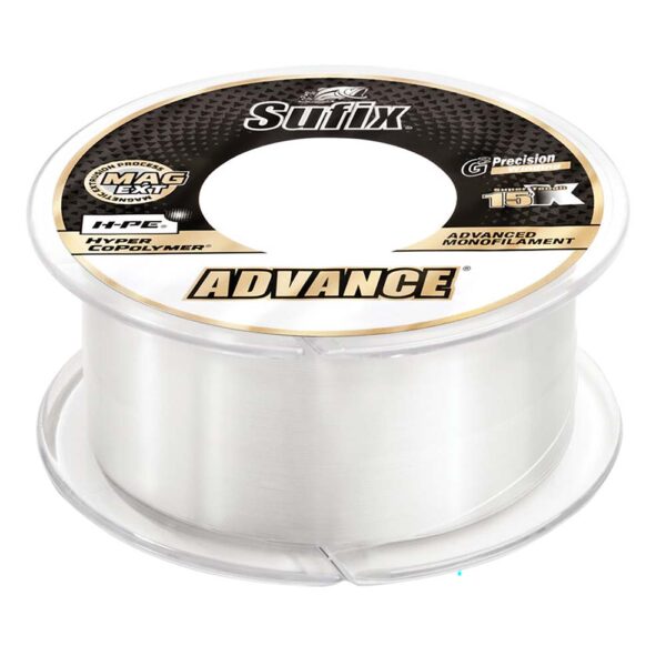 Sufix Advance Monofilament - 10lb - Clear - 330 yds