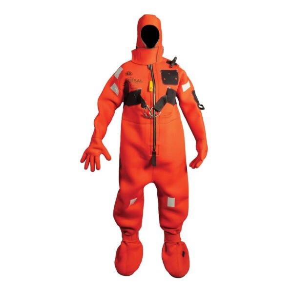 Mustang Neoprene Cold Water Immersion Suit w-Harness - Red - Adult Universal