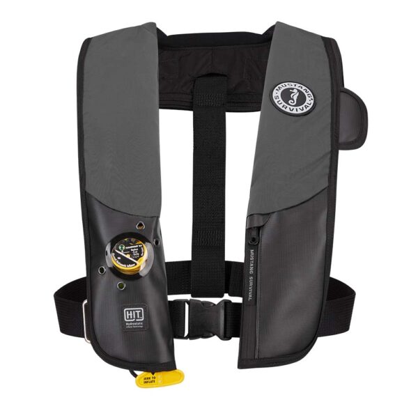 Mustang HIT Hydrostatic Inflatable PFD - Grey-Black - Automatic-Manual