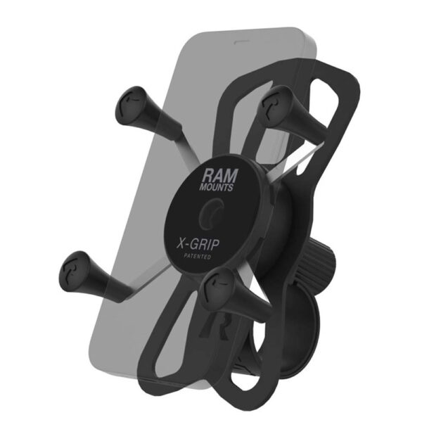 RAM Mount RAM X-Grip Phone Mount w-RAM Tough-Strap Handlebar Base