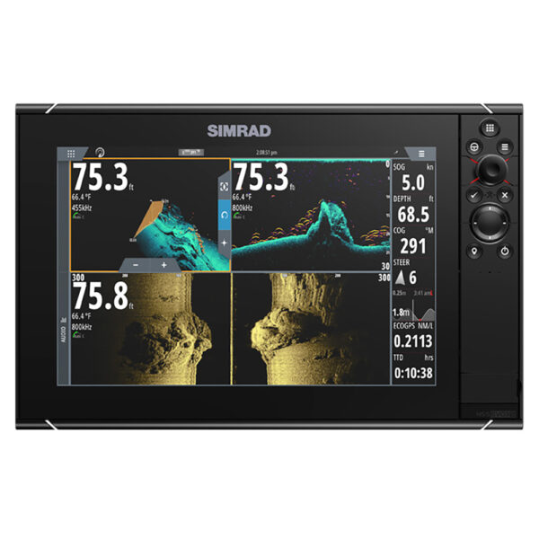 Simrad NSS12 evo3S Combo Multi-Function Chartplotter-Fishfinder - No HDMI Video Outport