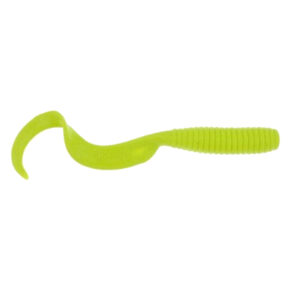 Berkley Gulp! Saltwater Grub – 5″ – Chartreuse