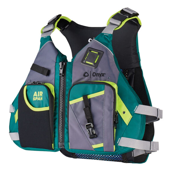 Onyx Airspan Angler Life Jacket - XL-2X - Green