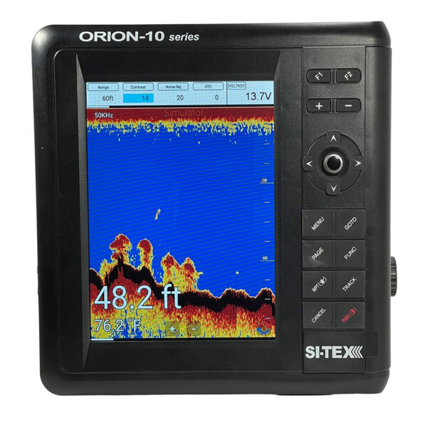 SI-TEX 10" Chartplotter System w-Internal GPS & C-MAP 4D Card