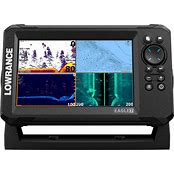 Lowrance Eagle 7 w-TripleShot Transducer & U.S. Inland Charts