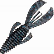 Strike King Rage Midsize Bug 3.38in Black Blue Flake