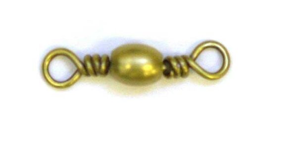 Eagle Claw Swivel-Brass Barrel 12ct-12pk Size 3