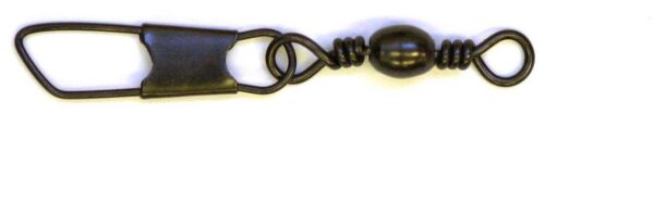 Eagle Claw Swivel-Black Snap 12ct-12pk Size 10