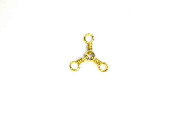 Eagle Claw Swivel-Brass 3-Way 12ct-12pk Size 2