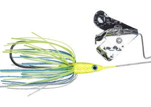 Strike King Tri Wing Mini Buzz 1-8oz Chartreuse-Blue