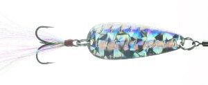 Nichols Mojo Flutter Spoon Shattered Glass Silver 1-2oz