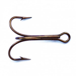 Mustad Treble Hook Bronze 25ct Size 1-0