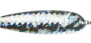 Nichols 4in Lake Fork Flutter Spoon Shattered Glass Scale 3-4oz