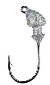 Strike King Baby Squadron Swimbait Head 3-16oz 3ct Silver Bling 6