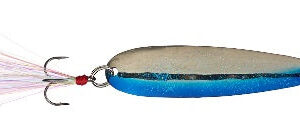 Nichols 5in Lake Fork Flutter Spoon Blue Shad 1 1-8oz