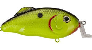 Strike King Hybrid Hunter Jr 1-2oz 3in Chartreuse Black Back