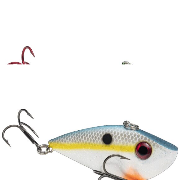 Strike King Red Eye Shad 3-8oz Smokey Chrome Blue