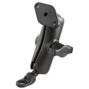 RAM Mount 9mm Angled Base w-Double Socket Arm & Diamond Adapter