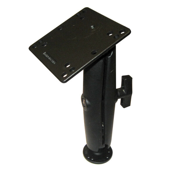 RAM Mount 4.75" Square Base VESA Plate 75mm and 100mm Hole Patterns w-Long Surface Mount