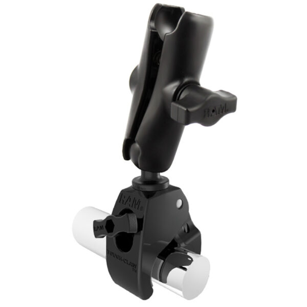 RAM Mount 1" Ball Standard Length Double Socket Arm w-Medium Tough-Claw Base