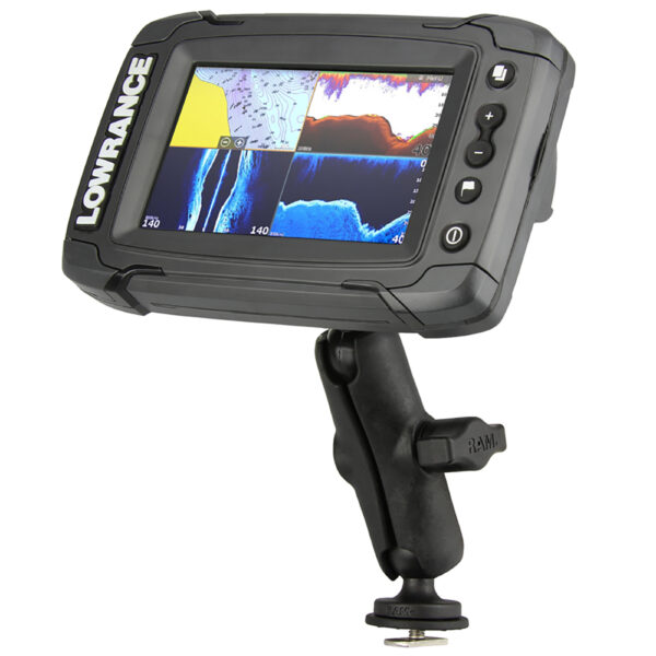 Ram Mount Track Ball Mount f-Lowrance Elite, Hook & Mark-4 Series Fishfinders - Image 2