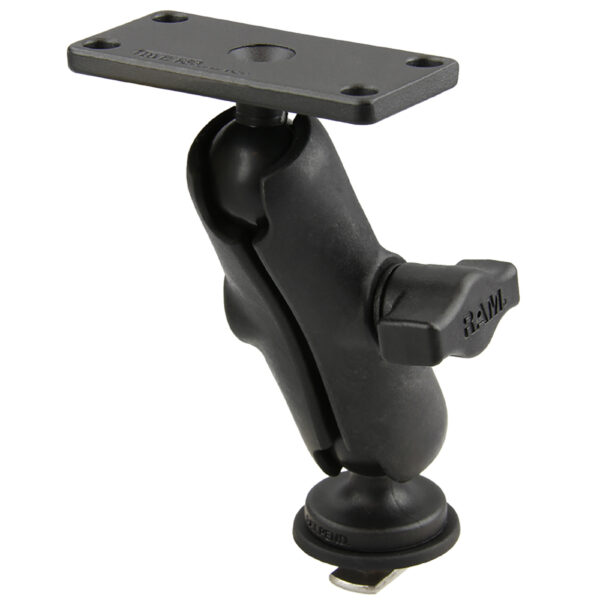 Ram Mount RAM 1" Ball Mount with Track Ball Base & 1.5" x 3" Plate for the Humminbird Helix 5 ONLY - Image 3