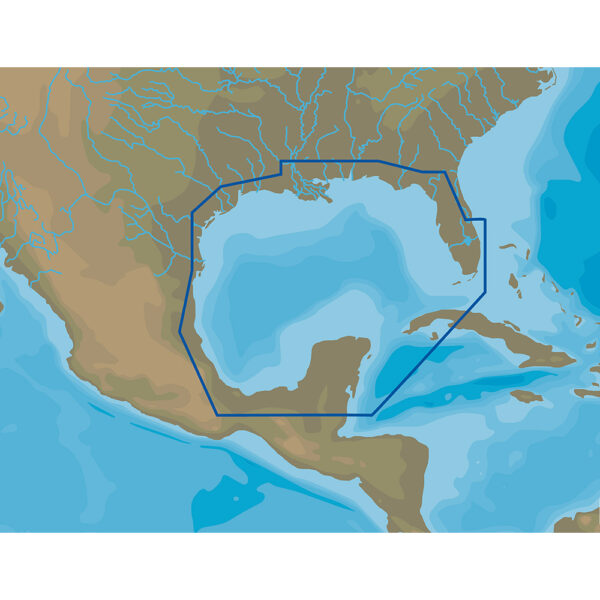 C-MAP 4D NA-D064 Gulf of Mexico - microSD-SD