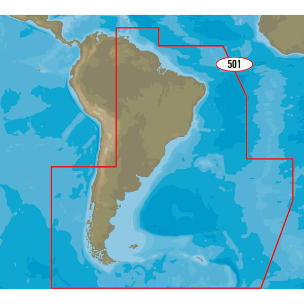 C-MAP 4D SA-D501 Gulf of Paria to Cape Horn