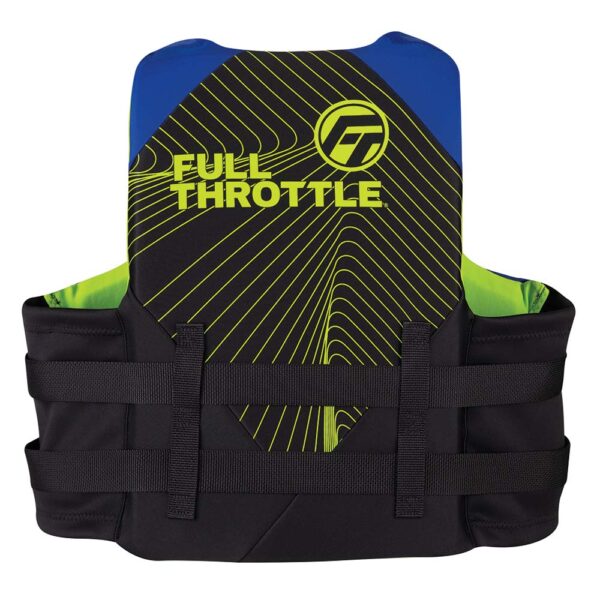 Full Throttle Adult Rapid-Dry Life Jacket - S-M - Blue-Black - Image 2