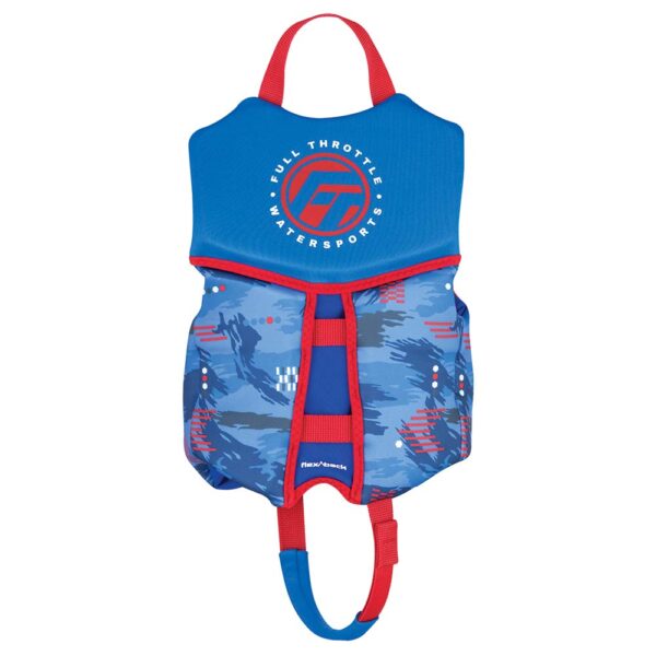 Full Throttle Child Rapid-Dry Flex-Back Life Jacket - Blue - Image 2