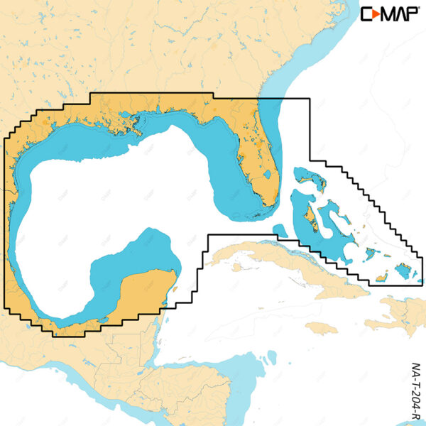 C-MAP REVEAL X - Gulf of Mexico & Bahamas