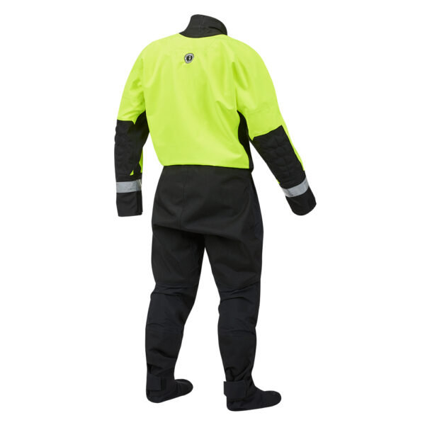 Mustang MSD576 Water Rescue Dry Suit - Fluorescent Yellow Green-Black - XL - Image 4