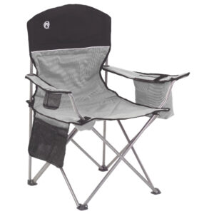 Coleman Cooler Quad Chair – Grey & Black