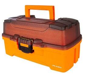 Plano 1-Tray Tackle Box Bright Trans Smoke-Orange