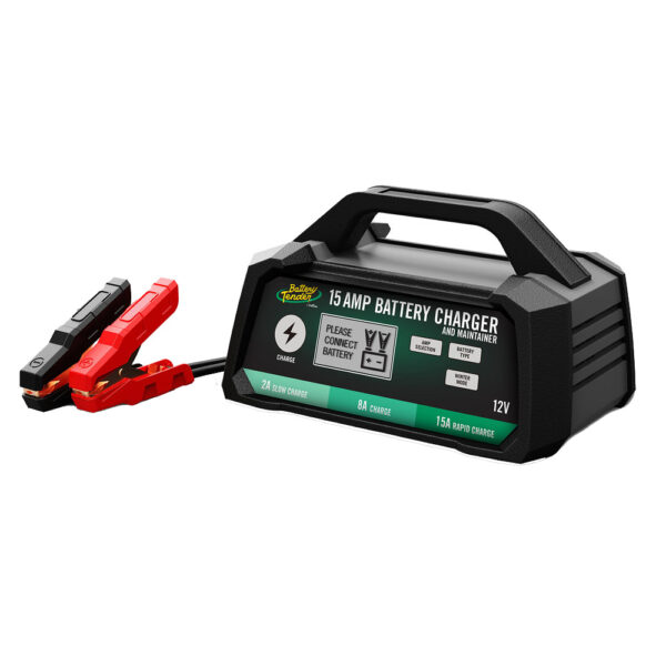 Battery Tender 12V, 15-8-2A Selectable Chemistry Battery Charger