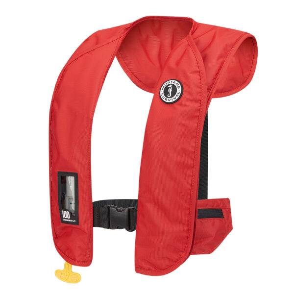 Mustang MIT 100 Convertible Inflatable PFD - Red - Image 2