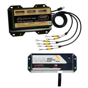 Dual Pro SS3 3 Bank Battery Charger w-2 Bank B.O.S.