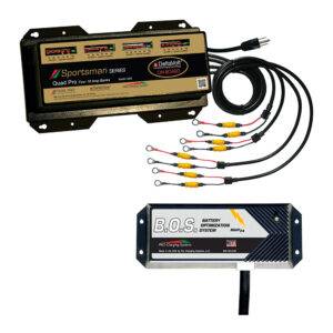 Dual Pro SS4 4 Bank Battery Charger w-2 Bank B.O.S.