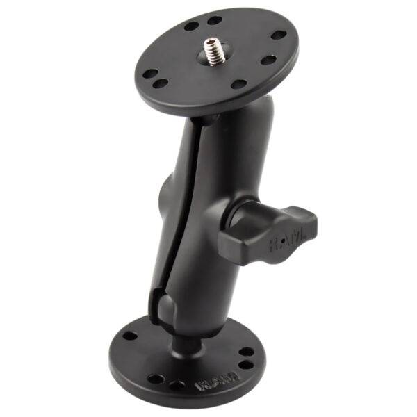 RAM Mount Double Ball Mount w-1-4"-20 Male Thread